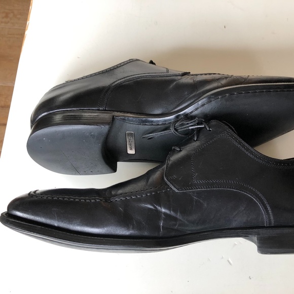 Magnanni Black Lace Up Leather Dress Shoes main image 4